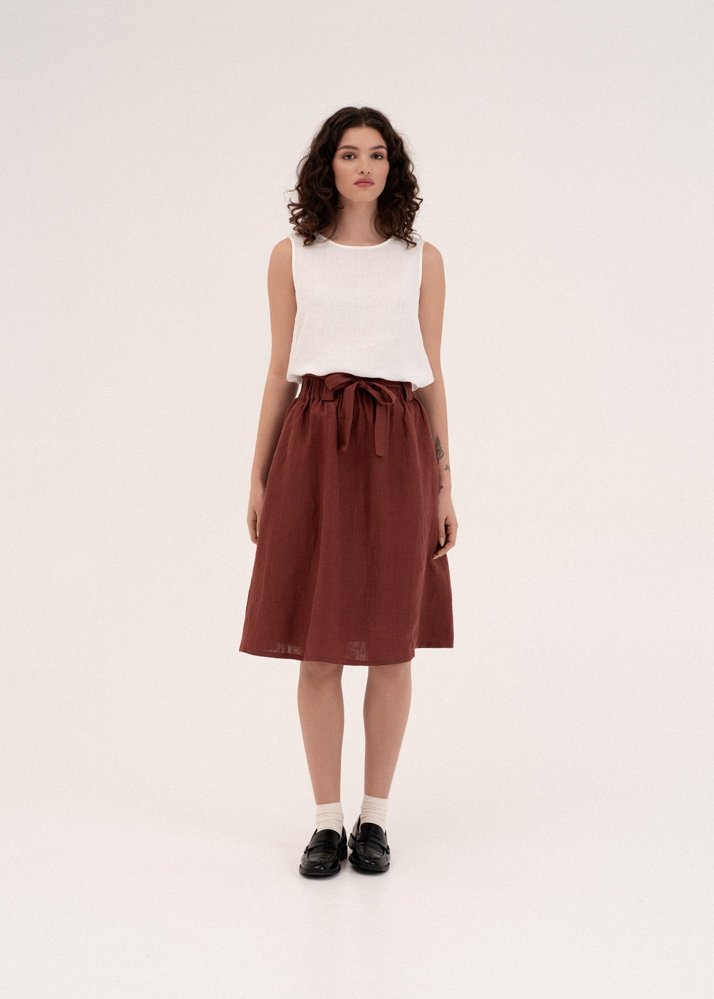 Bergen Mid Length Skirt