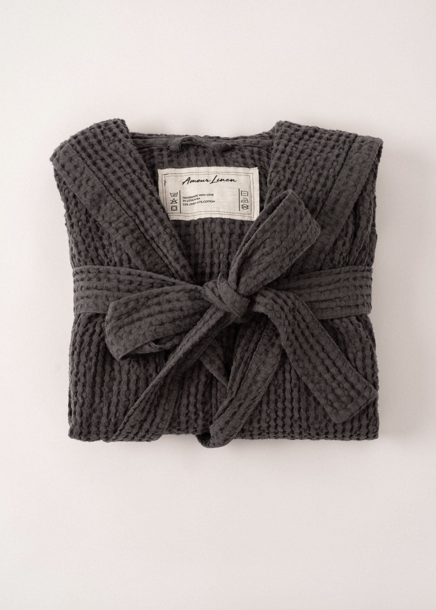 Damesbadjas met wafelstructuur